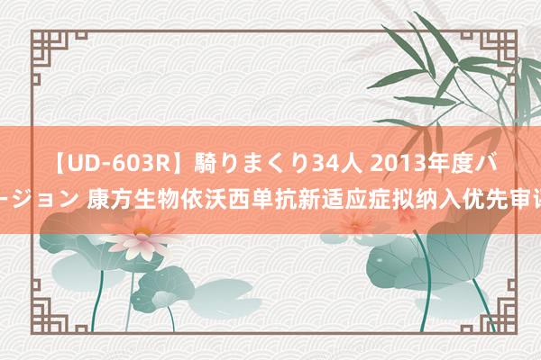 【UD-603R】騎りまくり34人 2013年度バージョン 康方生物依沃西单抗新适应症拟纳入优先审评