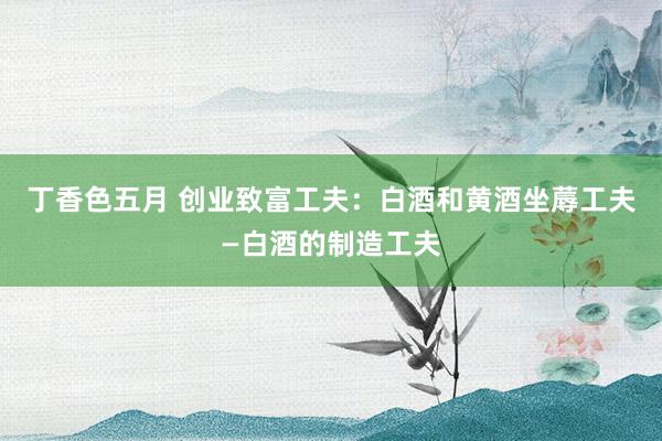 丁香色五月 创业致富工夫：白酒和黄酒坐蓐工夫—白酒的制造工夫