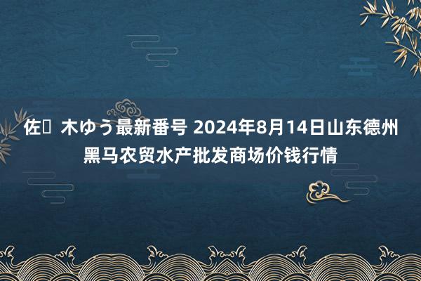 佐々木ゆう最新番号 2024年8月14日山东德州黑马农贸水产批发商场价钱行情