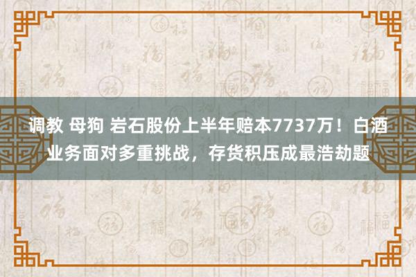 调教 母狗 岩石股份上半年赔本7737万！白酒业务面对多重挑战，存货积压成最浩劫题